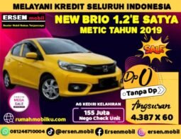 HONDA NEW BRIO 1.2 E SATYA A/T 2019