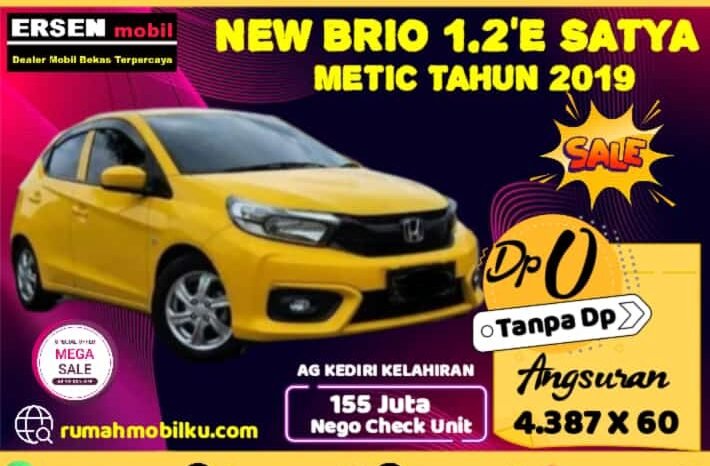 
								HONDA NEW BRIO 1.2 E SATYA A/T 2019 full									